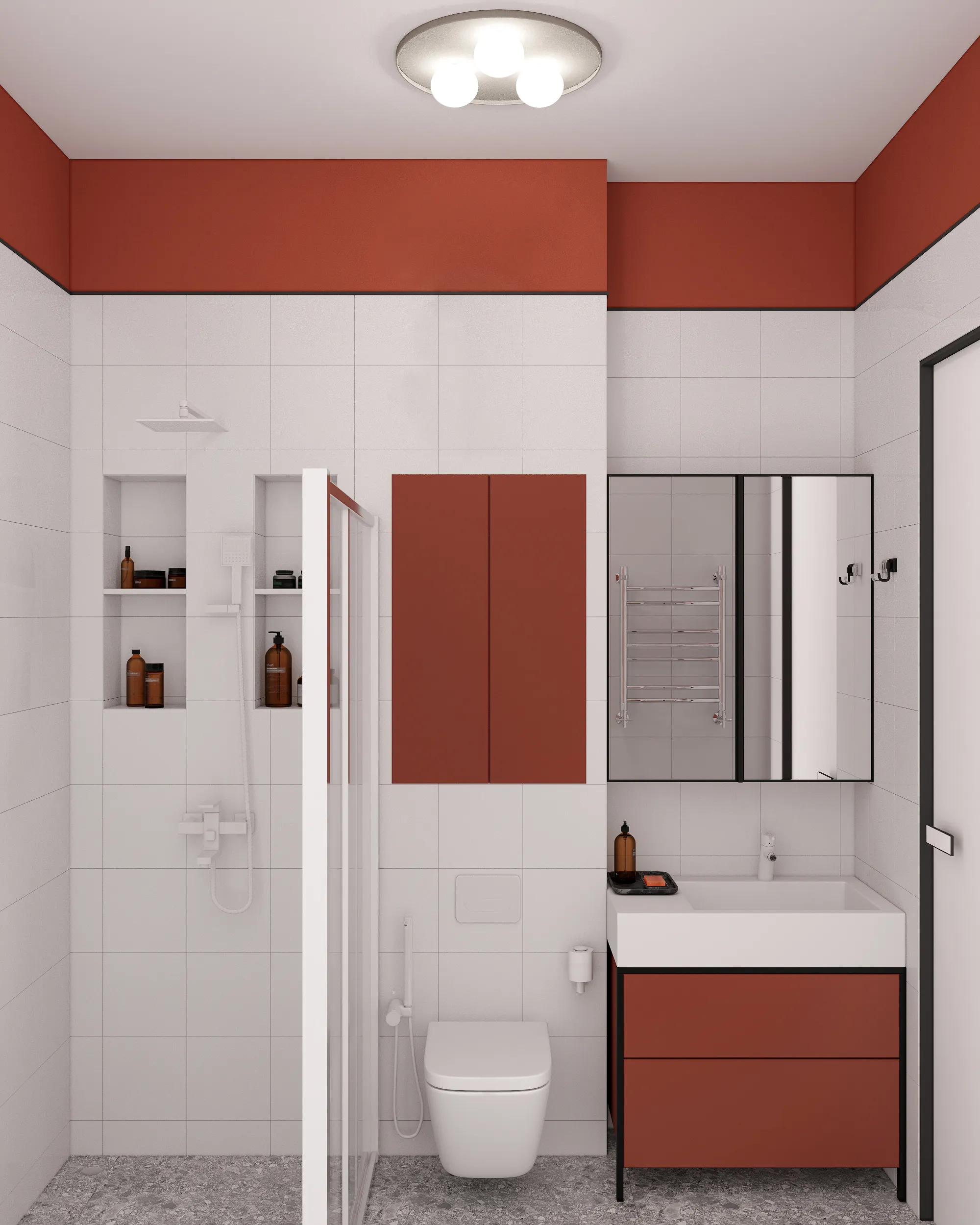 Modern minimal apartment - interiome project